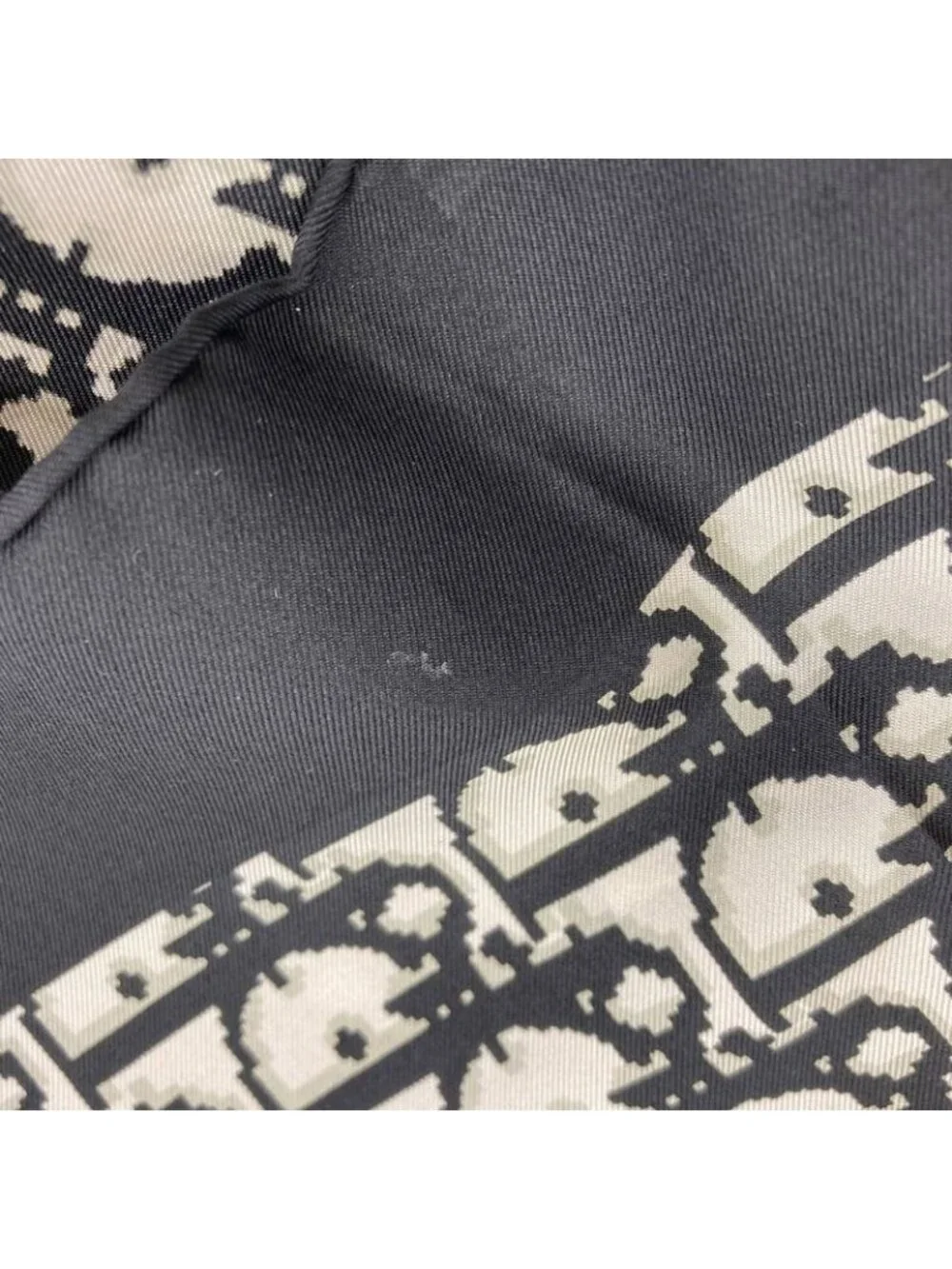 ★SOLD★ Dior Trotter Pattern Scarf Silk - Picture 11 of 11